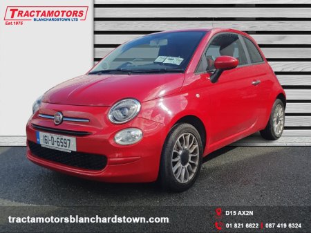 2016 Fiat 500 1.2 8V 69BHP POP STAR S4 2DR