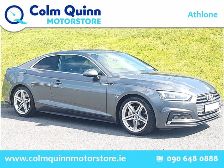 2017 Audi A5 S-LINE 2.0 TDI AUTO - SUNROOF - FLAT BOTTOM STEERING WHEEL - DAYTONA GREY €24,995