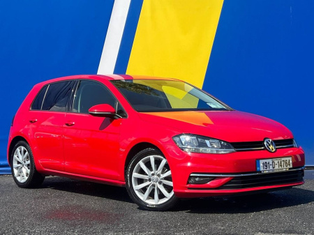 2019 Volkswagen Golf HIGHLINE 1.6 TDI // VALID NCT 02/27 // HALF ALCANTARA HEATED SEATS // APPLE CARPLAY/ANDROID AUTO €17,750