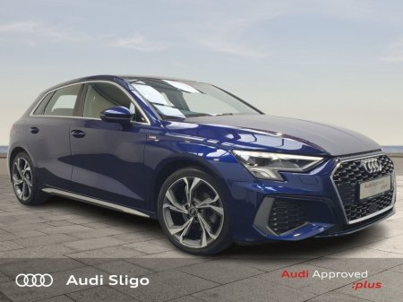 2023 Audi A3 SB 2.0TDI 116HP S Line with Heated Seats & High Beam Assist -