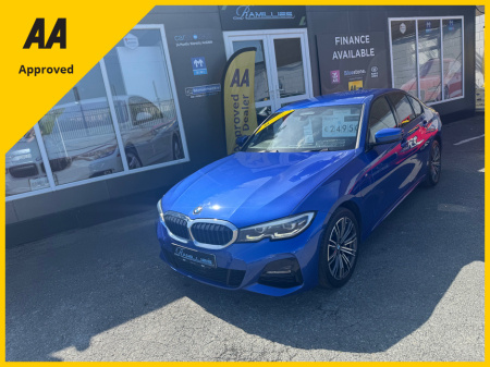 2021 BMW 3 Series M SPORT AUTO..12 MONTH WARRANTY...STUNNING PORTIMAO BLUE €23,950