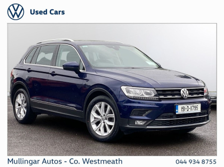 2019 Volkswagen Tiguan 2.0 TDI 150HP Highline €25,950
