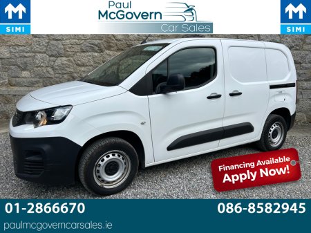 2021 Peugeot Partner 1.5 BLUE HDI 75 PANELL PANELLED 6.2 3. PRICE €10850 + VAT @ 23% €2495.50 = €13345.50!!!!!