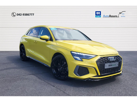 2024 Audi A3 S-LINE 40 TFSI E AUTO *** Full Grey S-Line Leather / De-Chromed / Maxton Design Front Splitter / 19 inch Alloys *** €38,900
