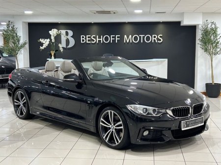 2017 BMW 4 Series 420d M-SPORT PLUS CABRIOLET AUTO=LOW MILES//HUGE SPEC=OYSTER LEATHER//FULL SERVICE HISTORY=171 D REG=ONLY €200 ANNUAL ROAD TAX//TAILORED FINANCE PACKA €25,995