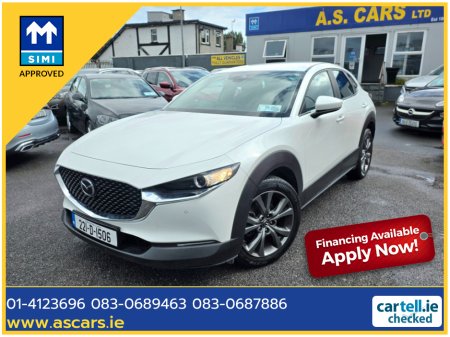 2022 Mazda CX-30 SKY-X  HYBRID GT ** IRISH CAR ** FULL LEATHER ** ELECTRIC & HEATED SEATS ** HEATED STEERING WHEEL ** REVERSE CAMERA ** STUNING HIGH SPEC EXAMPLE **