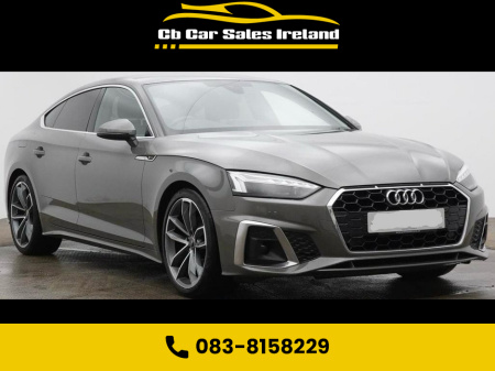 2022 Audi A5 2.0 TDI 35 S line Sportback 5dr Diesel S Tronic CHRONOS GREY, VIRTUAL COCKPIT, HEATED FRONT SEATS €44,450