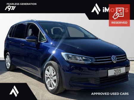 2019 Volkswagen Touran Comfort line 7 seater DSG AUTOMATIC €25,900
