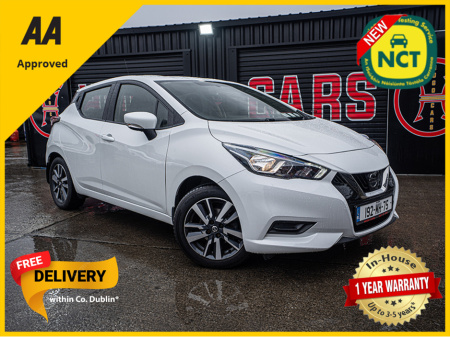 2019 Nissan Micra 192 Micra 1.0/FSH/New NCT/Irish/1yr warranty