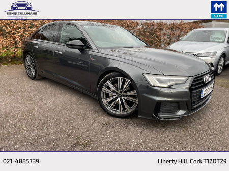 2022 Audi A6 S-LINE BLACK EDITION | 1 OWNER FROM NEW | COMFORT PACK WITH FULL LEATHER INTERIOR | STUNNING EXAMPLE | ALL TRADE INS CONSIDERED | COMPETITIVE FINANCE AVAILABLE | WALKAROUND VIDEO ON REQUEST. €34,950