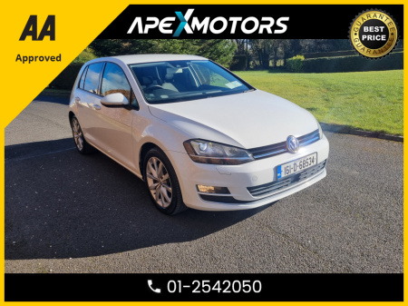 2016 Volkswagen Golf FINANCE ARRANGED * 1.4 TFI HIGHLINE * AUTOMATIC (DSG) * AA APPROVED  * 101 SAFETY CHECKLIST * 12-MONTH ROADSIDE ASSIST  * IMMACULATE (AS NEW )  * TOP-SPEC 5DR HATCH * LOW LOW MILES * ADAPTIVE CRUISE