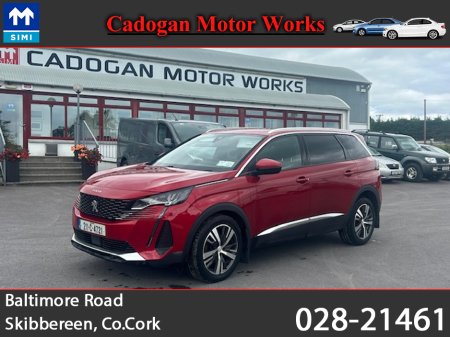 2021 Peugeot 5008 FL ALLURE PACK 1.5 BLUE H HDI 13 7 Seater