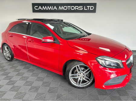 2016 Mercedes-Benz A Class MERCEDES-BENZ A CLASS A180 AMG LINE AUTO*PANORAMIC SUNROOF*HEATED BLACK LEATHER ELECTRIC MEMORY ADJUSTABLE SEATS*REVERSE CAM*HARMAN KARDON SPEAKERS*FINANCE AVAILABLE TRADE INS WELCOME* €18,950