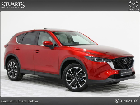 2023 Mazda CX-5 2.2D 150PS GT SPORT, SOUL RED CRYSTAL WITH STONE LEATHER*SUNROOF, ELECTRIC TAILGATE, KEYLESS, HEADS UP, NAV, ELECTRIC HEATED MEMORY SEATS, REAR CAMERA €36,945