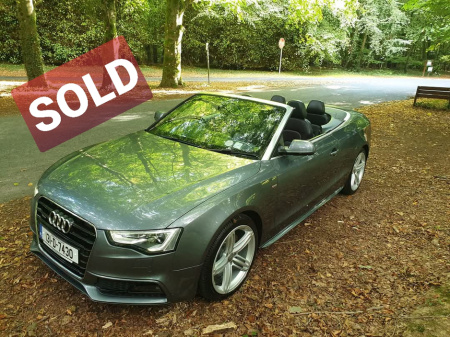 2013 Audi A5 ( NOW SOLD ) 3.0 TDI  QUATTRO  BLACK EDITION 245BHP 2DR A UTO CABRIO @ REDDY 2 DRIVE LTD €17,500
