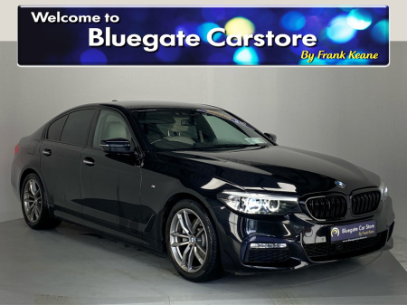 2018 BMW 5 Series D G30 M SPORT**DIGITAL DASH**MULTIFUNCTIONAL STEERING WHEEL**TOUCH SCREEN MEDIA DISPLAY**SATNAV**PARKING SENSORS**FRONT HEATED SEATS**DUAL CLIMATE CONTROL**KEYLESS START**DRIVE MODES** €28,995