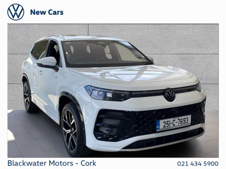 2025 Volkswagen Tayron 1.5TSI 204BHP R-LINE MI 75 AUTOMATIC WITH ASSISTANCE PACKAGE, IQ MATRIX HEADLIGHTS & INFOTAINMENT PACKAGE HYBRID €59,995