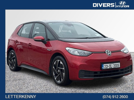 2022 Volkswagen ID.3 PRO Comfort 58KWH €19,945