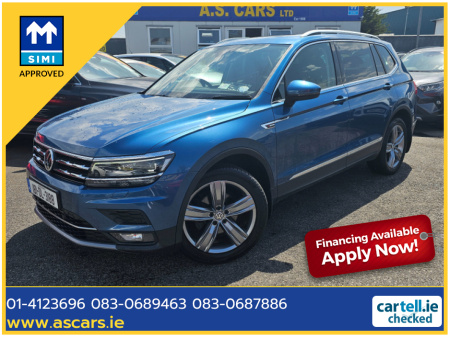 2018 Volkswagen Tiguan Allspace 2.0 ALLSPACE AUTOMATIC ** 4 MOTION ** 7 SEATER ** 4X4 **12 MONTH WARRANTY ** €26,995