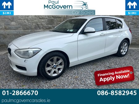 2014 BMW 1 Series I DBA-1A16 5DR AUTOMATIC**//**WARRANTY**//**€280 ROAD TAX**//**TRADE IN ACCEPTED**//**ALLOYS**//**AIR CON**//**PEARL WHITE!!
