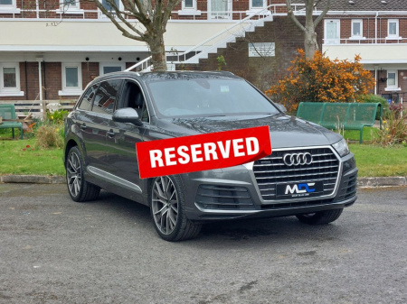 2016 Audi Q7 3.0TDI 218 quattro Tiptronic S Line
