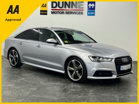 2016 Audi A6 LOW MILEAGE*2.0 TDI Sline BL ED Ultra 187BHP 4DR AUTO*SAT NAV*TWO KEYS*12 MONTH WARRANTY*FINANCE AVAILABLE