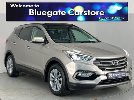 2018 Hyundai Santa Fe PREMIUM 7 SEATER AUTO**PANORAMIC SUNROOF**SEMI DIGITAL DASH**TOUCH SCREEN MEDIA DISPLAY**REVERSE CAMERA**PARKING SENSORS**FRONT HEATED SEATS**BLACK LEATHER INTERIOR**ELECTRIC HANDBRAKE**DRIVE MODES** €25,995
