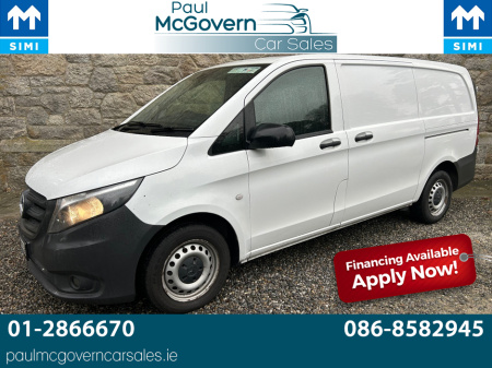 2021 Mercedes-Benz Vito 110 KA/L CLASSIC 6DR**//**NEW DOE**€13495+ VAT @ 23% €3100 = €16595**//**3 SEATS**//**FULLY PANNELLED**//**NEW TEST!!!!! €13,499