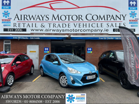 2016 Toyota Aqua * 1.5 HYBRID * AUTO * SAT NAV * REV CAM *  AIRCON *  ALLOYS *FOGS * €9,995