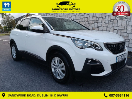 2019 Peugeot 3008 Active 1.5 Blue HDI 130 6.2 4D €17,950