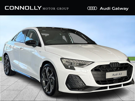 2025 Audi A3 2.0TDI 116BHP S LINE - PAN ROOF - BLACK PACK - COMFORT PACK €51,900