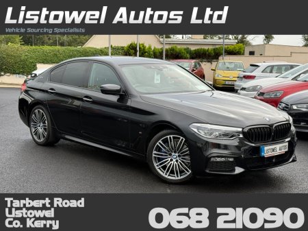 2019 BMW 5 Series 530E M-SPORT SALOON * VIRTUAL COCKPIT, 360 CAMERA, WIRELESS CHARGING PHONE PAD, FRONT & REAR HEATED SEATS, ADAPTIVE CRUISE CONTROL, ELECTRIC MEMORY SEATS, AMBIENT LIGHTING, SPORT MODE, ISOFIX *
