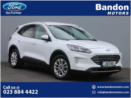 2021 Ford Kuga TITANIUM 5D 2.5 PHEV 225 26.2 CT *AUTOMATIC* Looks CLASS in Frozen White! Modern interior. Come see for yourself.