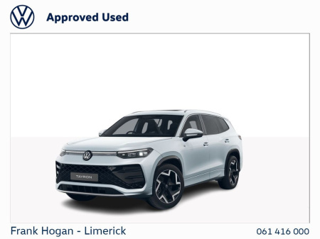 2025 Volkswagen Tayron R-Line 75 2.0 TDI 110 kW (150 HP) 7 speed DSG (auto) in stock now!