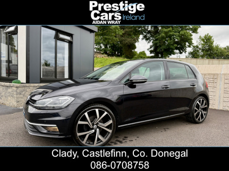 2020 Volkswagen Golf 1.6 TDI MATCH EDITION 115 BHP,XENON/LED LIGHTS,HEATED SEATS,BIG SCREEN NAV,FRONT AND REAR PARK SENSORS,PRIVACY GLASS,FRONT FOG LIGHTS,JET BLACK,ONE OWNER,FULL VW HISTORY,HIGH SPEC