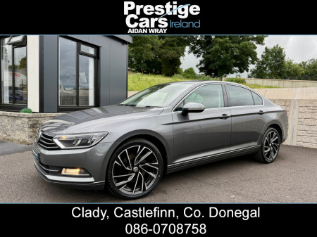 2017 Volkswagen Passat 2.0 TDI SE BUSINESS BLUE MOTION 150 BHP,INDIUM GREY METALLIC,HEATED SEATS,FRONT AND REAR PARK SENSORS,PRIVACY GLASS,SAT NAV,19” ALLOY WHEELS,TWO OWNERS FROM NEW,FSH