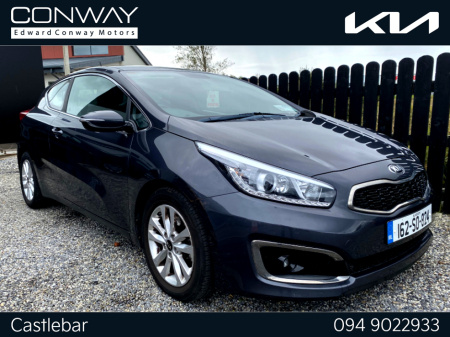 2016 Kia Ceed PRO CEED DIESEL 1.6 2 ISG 134B 134BHP 3DR €11,000