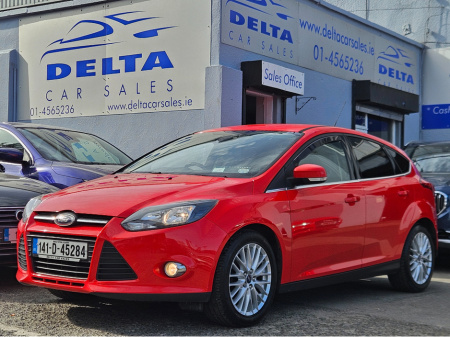 2014 Ford Focus ZETEC 1.0L ECOBOOST 100BHP MANUAL NCT 09/25 TAX 02/25 FINANCE AVAILABLE @ €37 PER WEEK BLUETOOTH/ ALLOYS/ HISTORY CHECKED