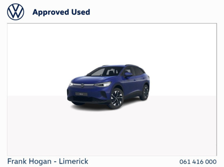 2025 Volkswagen ID.4 PRO-PLUS 77kWh FROM €298PM ON PCP INCLUDING SERVICE PACK