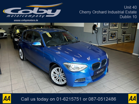 2014 BMW 1 Series 116i M Sport 5DR AUTO. FSH, Sat Nav, Rev Camera, Pristine Car with only 107km, 2 Keys, New NCT done before collection. Alloy Wheels, Irish Radio, Dual Climate Control, Bluetooth, MFSW. €12,950