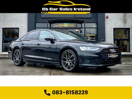2021 Audi A8 3.0 TDI V6 50 Black Edition Saloon 4dr Diesel Tiptronic quattro Euro 6 (s/s) (286 ps) AIR SUSPENSION + TECHNOLOGY PACK + COMFORT & SOUND PACK €73,400