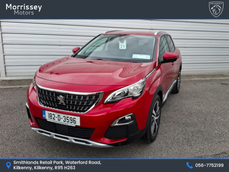 2018 Peugeot 3008 ALLURE 1.6 BLUE HDI 120 4 4DR €19,950