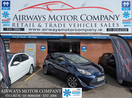 2017 Toyota Aqua * 1.5 HYBRID * AUTO * CARPLAY * PHONE * SAT NAV * REV CAM *  AIRCON * FOGS * €11,995