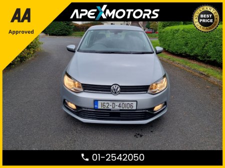 2016 Volkswagen Polo FINANCE ARRANGED * NEW NCT OCT-27 * LOW TAX * 1.2 * AUTOMATIC (DSG) * AA APPROVED  * 101 SAFETY CHECKLIST * IMMACULATE * COLOUR REVERSE CAMERA * TOP-SPEC 5DR HATCH * LOW LOW KMs * ADAPTIVE CRUISE * CR €11,949