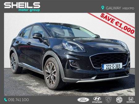 2022 Ford Puma 1.0L EcoBoost Hybrid 125PS Titanium Auto
