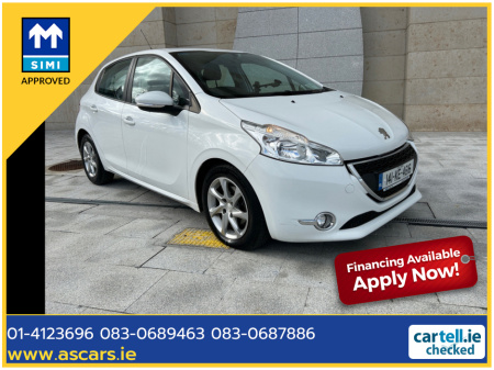 2014 Peugeot 208 1.0 VTI ACTIVE 5DR €6,995
