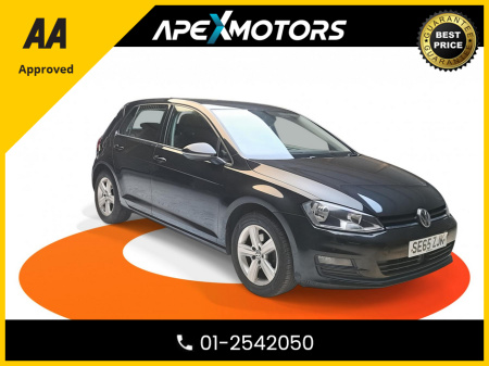 2016 Volkswagen Golf FINANCE ARRANGED * 1.4 TSI MATCH EDITION 125 * NEW NCT MAY-27 * 8-STAMPS SERVICE HISTORY * HEATED SEATS * AA APPROVED * 101 SAFETY CHECKLIST * AUTOMATIC (DSG) * IMMACULATE * TOP-SPEC 5DR HATCH €14,949