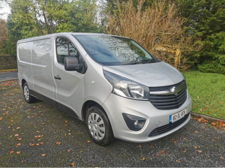 2018 Vauxhall Vivaro 2.9T 1.6 cdti 120 LWB sportive €12,245