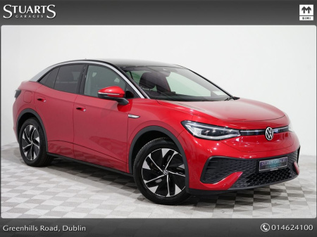 2022 Volkswagen ID.5 ID5 BUSINESS PRO 77KW: KINGS RED METALLIC WITH CONTRASTING, LEATHER AND ALCANTARA INTERIOR, HEATED SEATS, 18” DIAMOND CUT ALLOYS, KEYLESS ENTRY