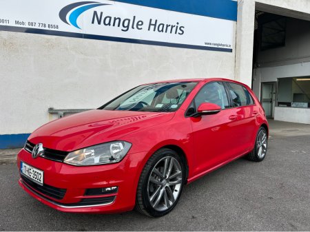 2017 Volkswagen Golf HIGHLINE 1.2 TSI FULL LEATHER. SAT NAV. FINANCE AVAILABLE. TRADE IN WELCOME. www.nangleharris.ie. ALL CARS CHECKED WITH MOTORCHECK.IE CALL 01 5620011